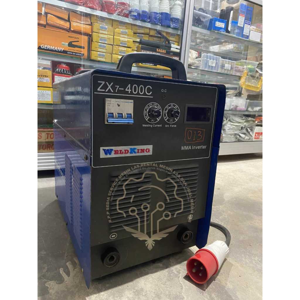 MESIN LAS MMA 400A BEKAS WELDKING MESIN LAS BEKAS 400AMPERE WELDKING MESIN LAS LISTRIK WELDKING BEKA