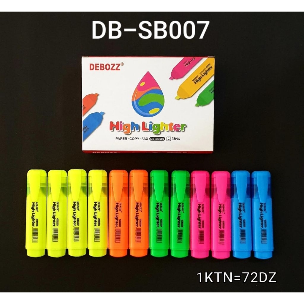 

Highlighter Stabilo DEBOZZ DB-SB007 | Spidol Penanda Warna Cerah 12pcs/Box - Alat Tulis Kantor/ ATK Murah Medan