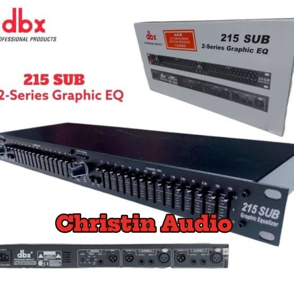 Equalizer Audio DBX EQ 215 / EQ 215 + Subwoofer Grade A