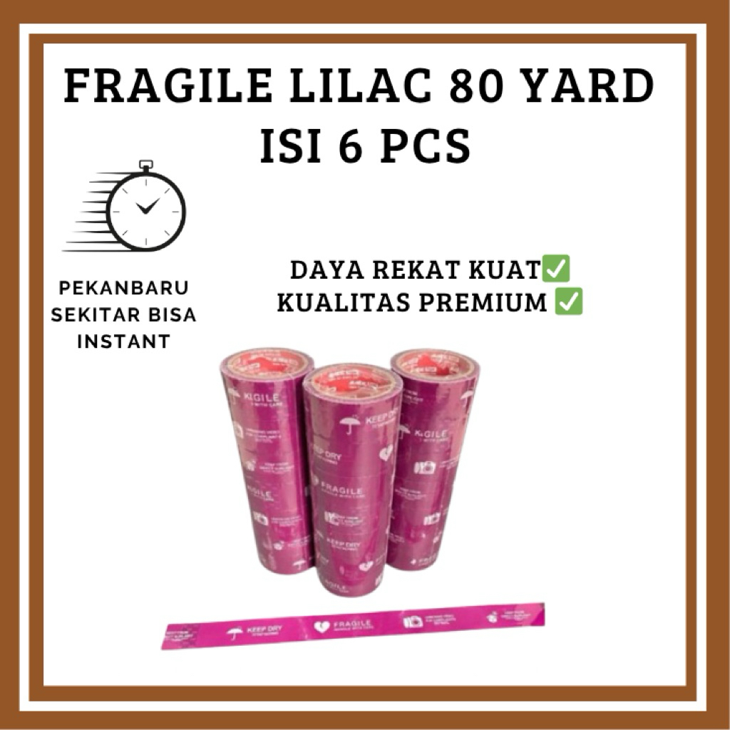 

LAKBAN JANGAN DI BANTING / OPP FRAGILE / OPP LAKBAN UNBOXING WARNA LILAC