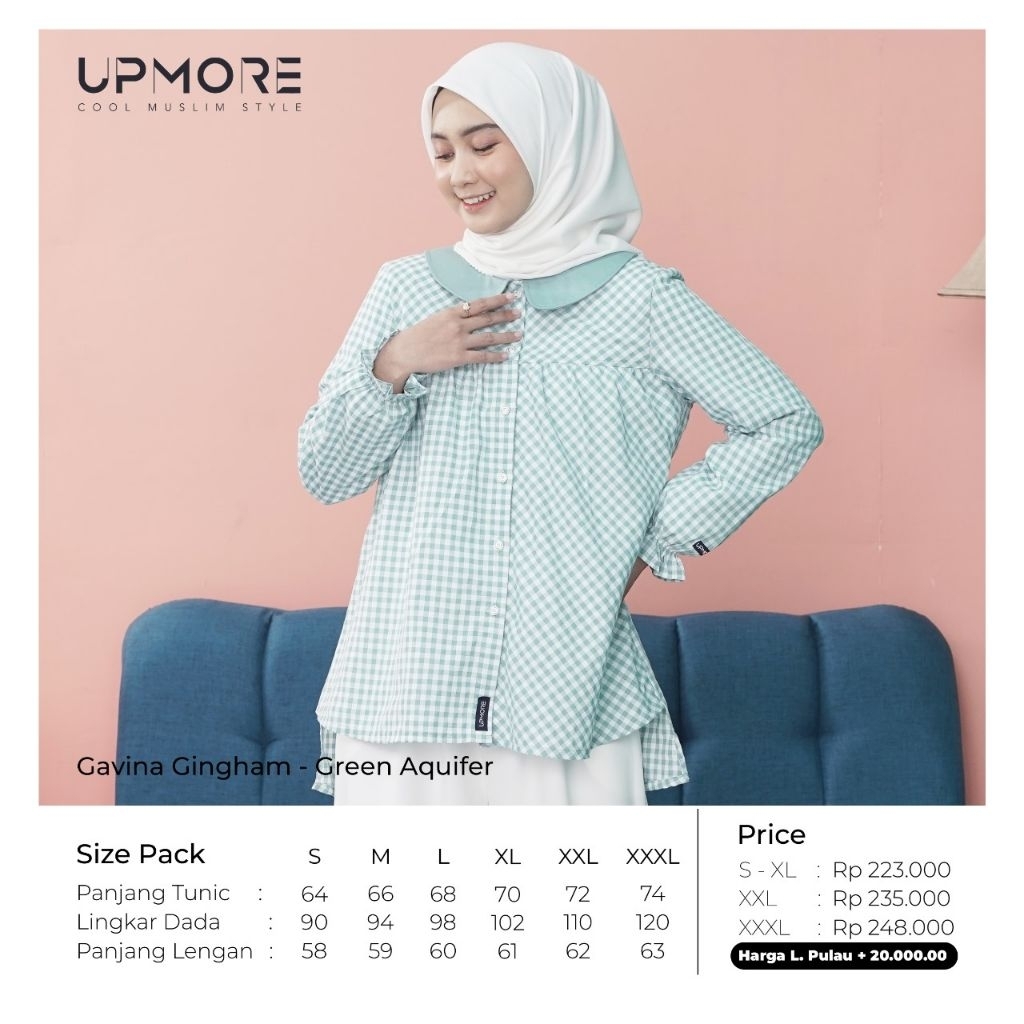 ATASAN WANITA UPMORE GAVINA | MUTIF TUNIK LARASATI