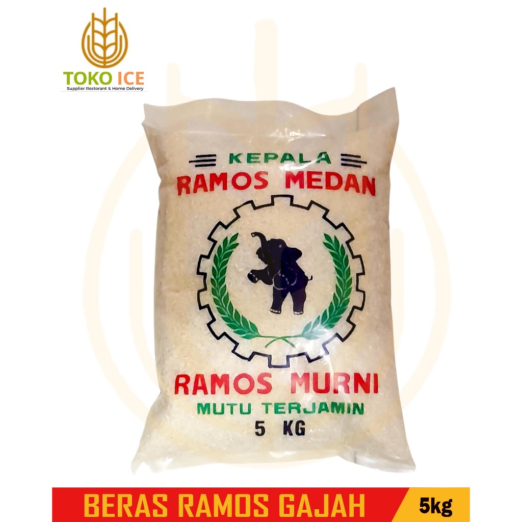 

BERAS RAMOS CAP GAJAH MEDAN 5KG