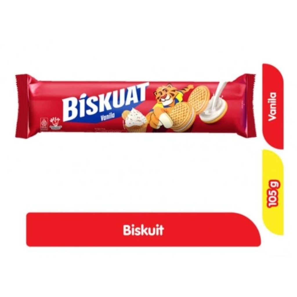 

Biskuat Sandwich Vanilla dan Stroberi 105 gr