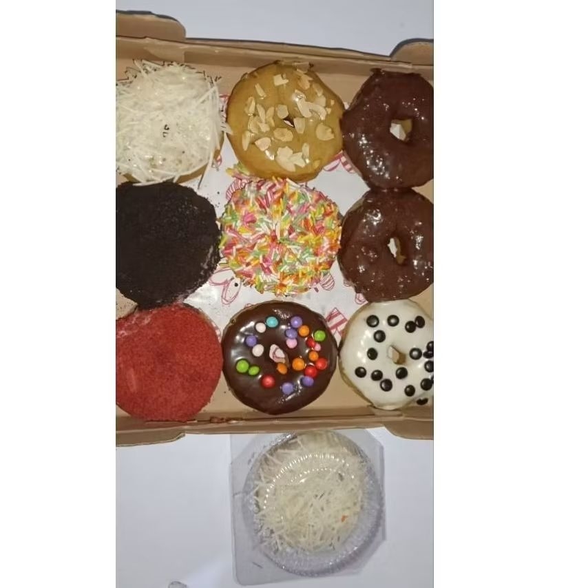 

donat kentang toping