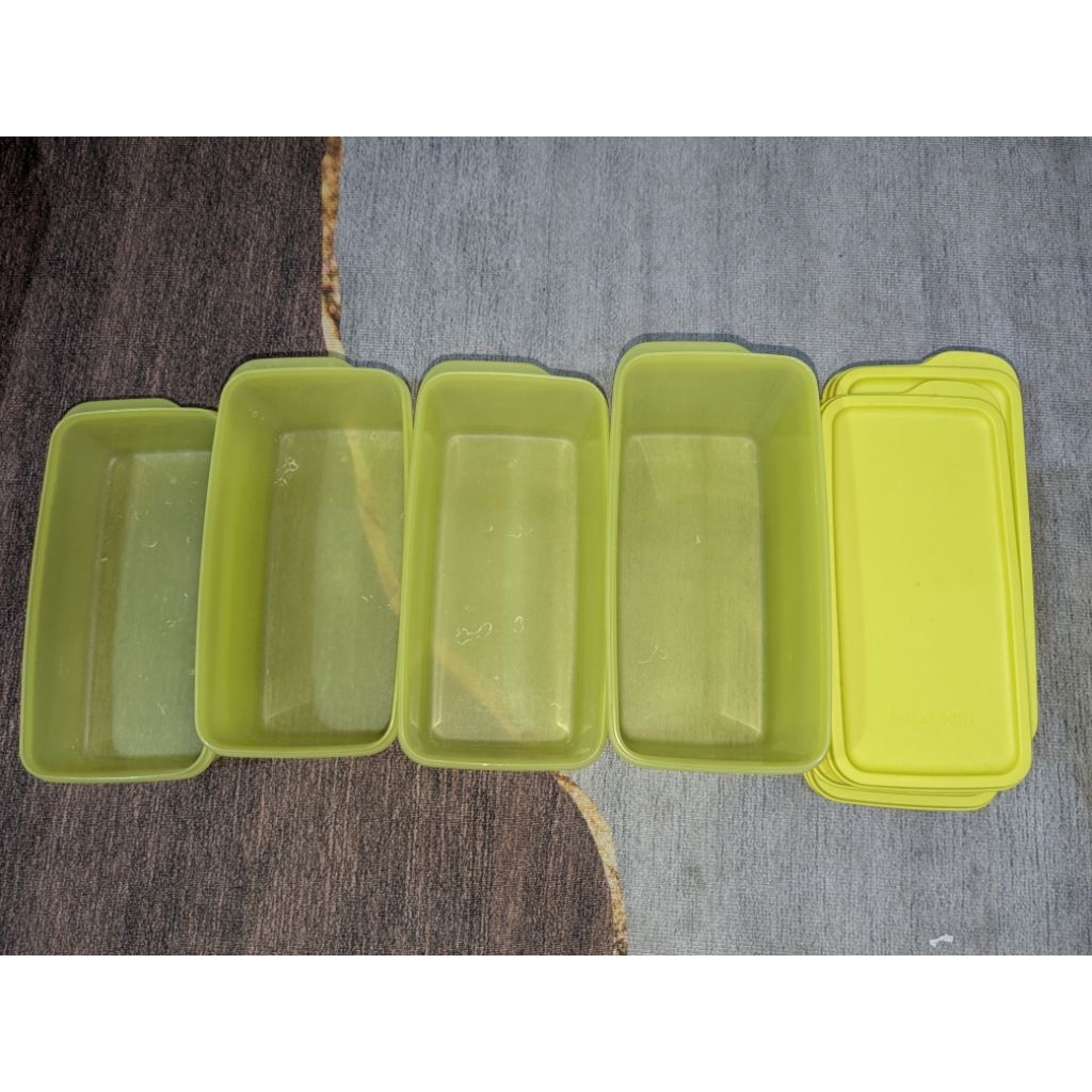 Tupperware PL Second Ecer 1pcs Stak n Stor Container Kulkas Panjang