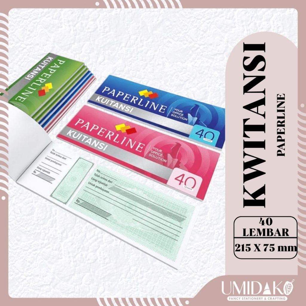 

[UMIDAKO] KWITANSI PAPERLINE KECIL 40 LEMBAR