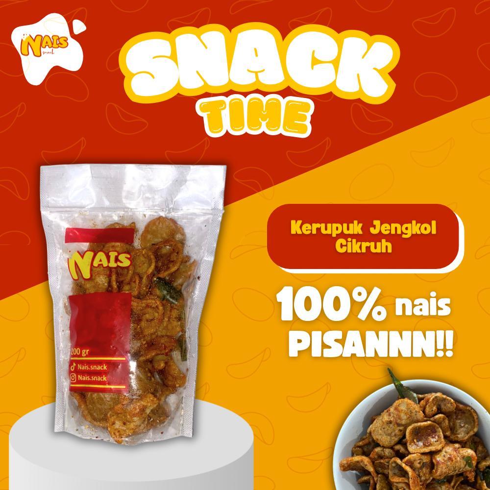 

Nais Snack - Kerupuk Jengkol Premium Cikruh 200gr