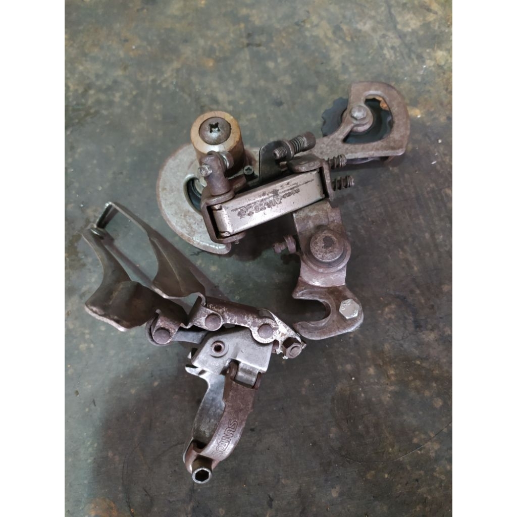 FD RD suntour allegro classic + shifter 3x8 speed