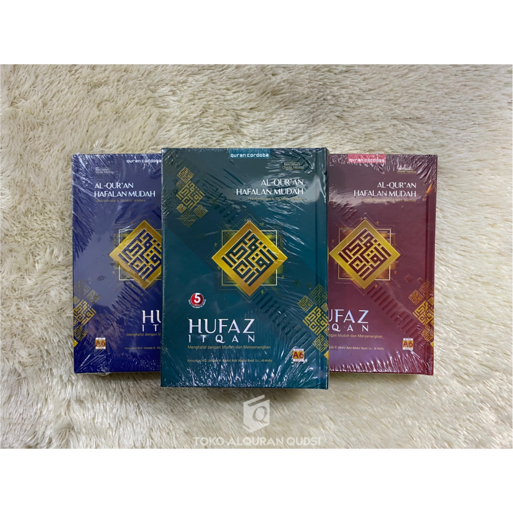 Qudsi - Alquran CÓRDoba Mushaf Al-Qur'an Hufaz Itqan Terjemah Kecil A6 - Alquran Hafalan 5 Blok Warn