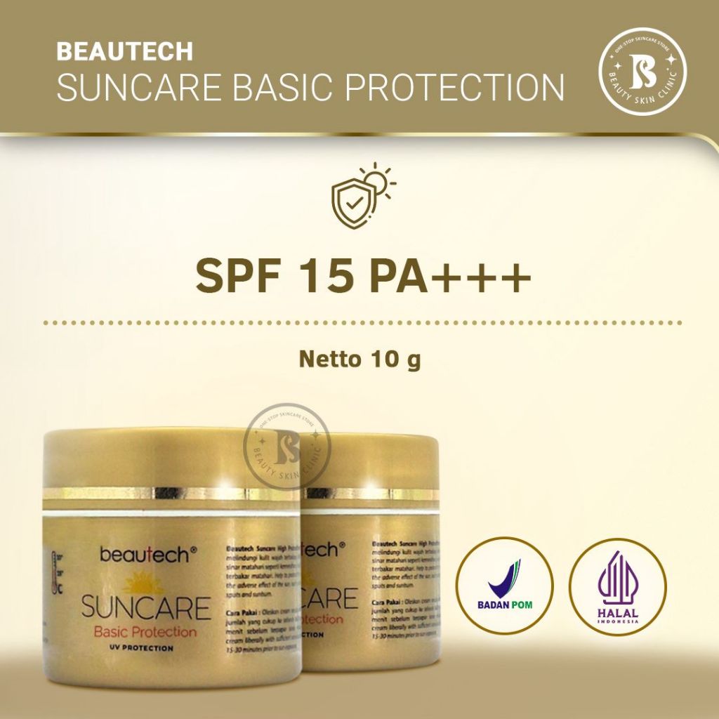 Beautech Suncare Basic Protection 10 gr(E) | Tabir Surya Sunscreen Sunblock