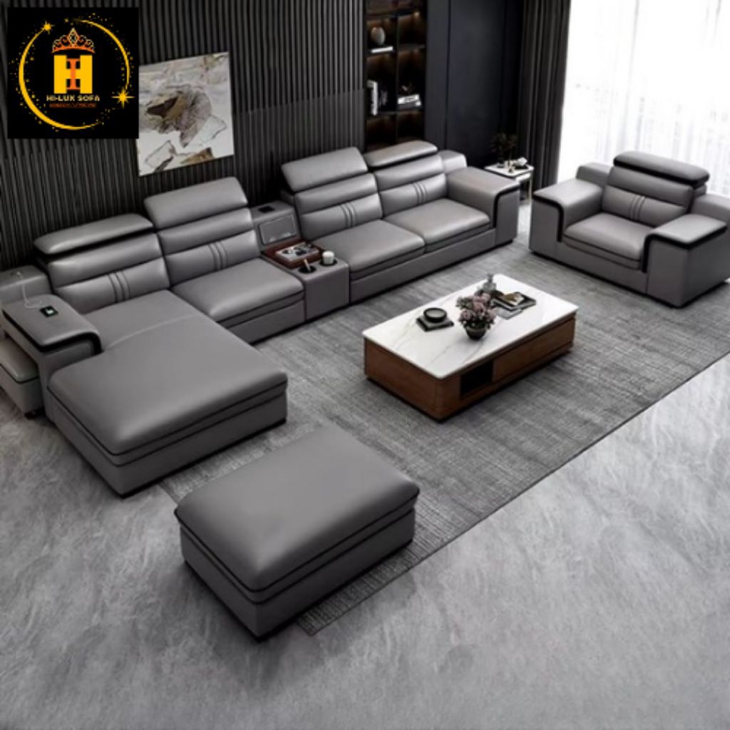 Kursi Sofa Modern Sofa Leather full Kulit Bahan Premium