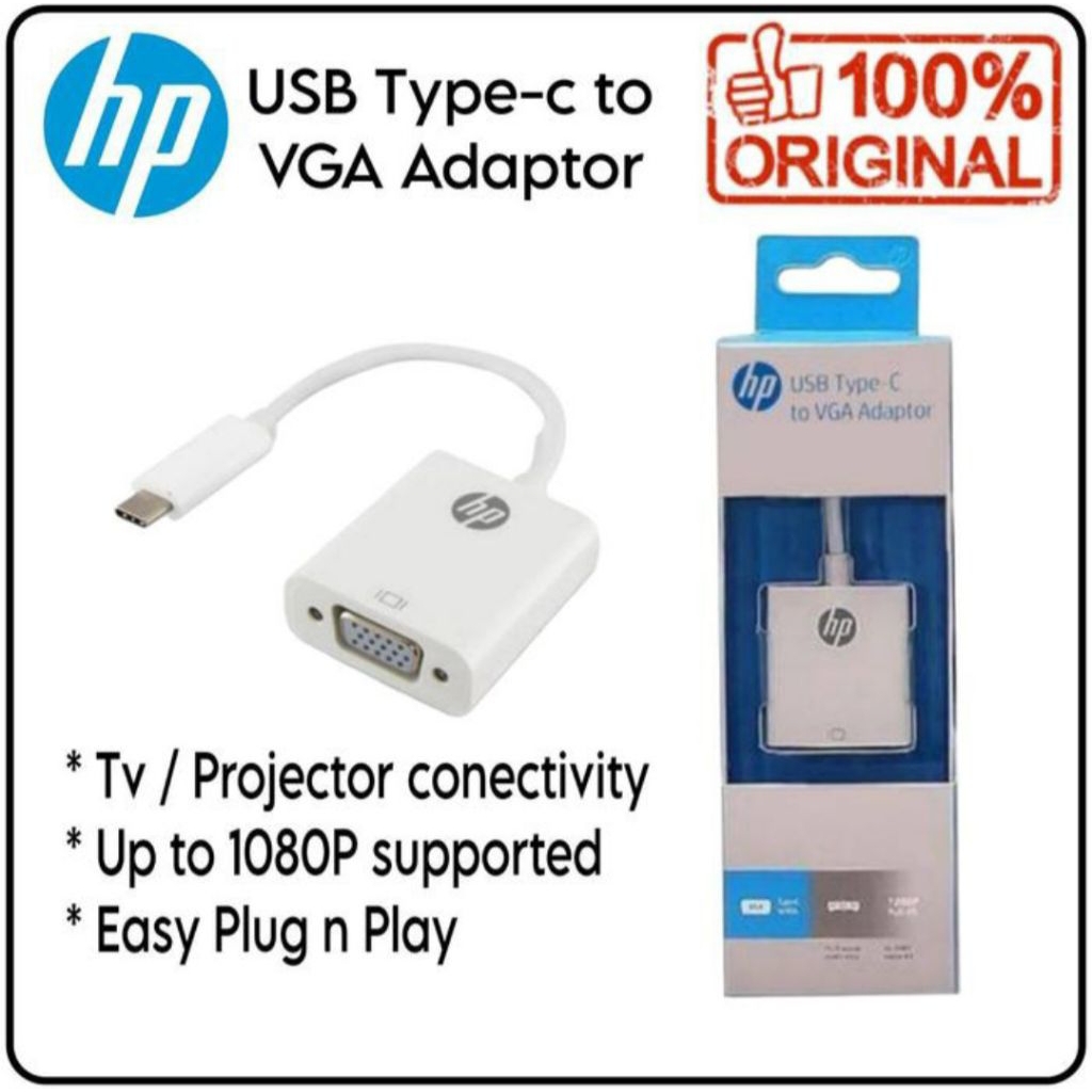 Konverter USB Type-C ke VGA