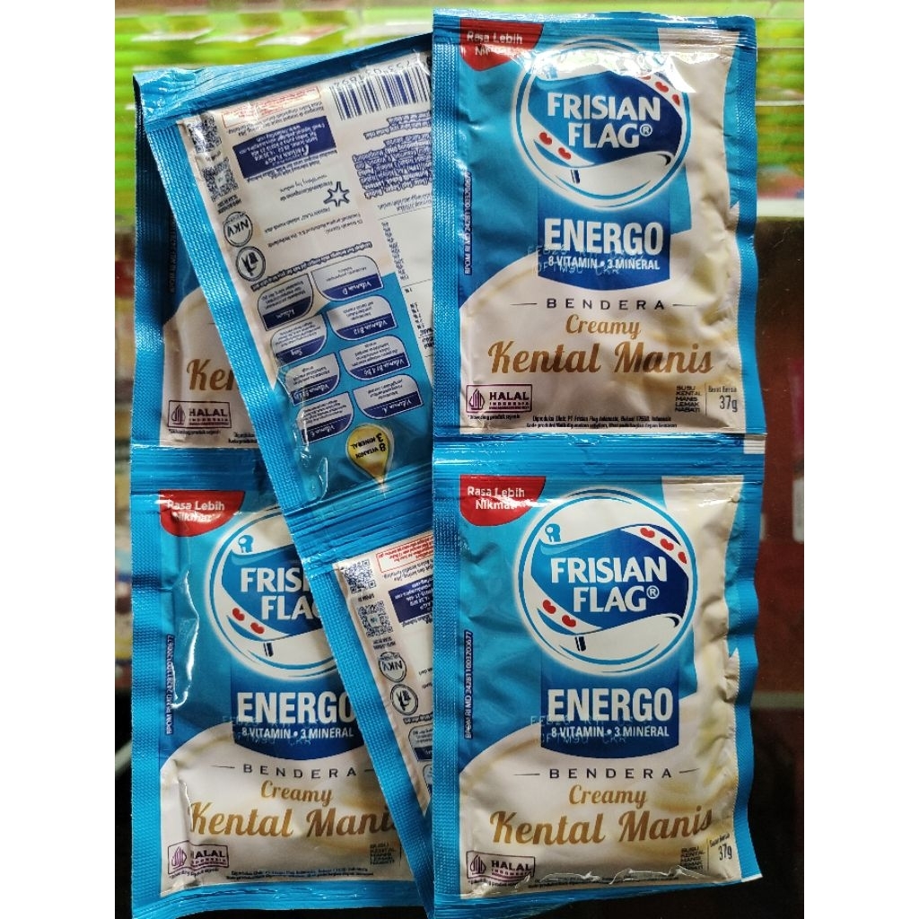

Frisian flag kental manis 37g 1renceng isi 6sachet