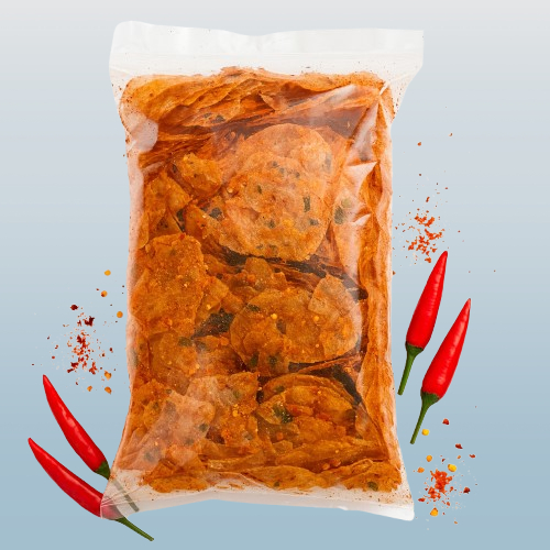 

Kripik Kaca Pedas Daun Jeruk Kripca Isi 500GR