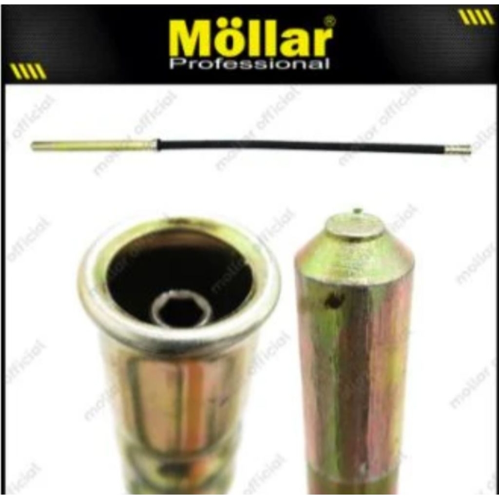 Selang Viberator beton electrik 35mm x̌ 1,5meter untuk Mesin CCS20500 MOLLAR