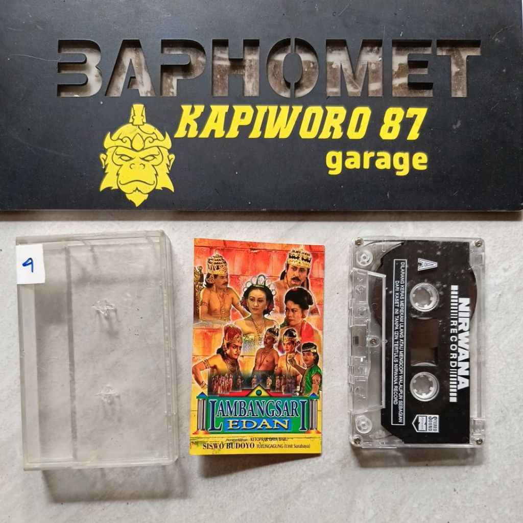kaset pita,,, KETOPRAK SISWO BUDOYO,,,LAMBANGSARI EDAN