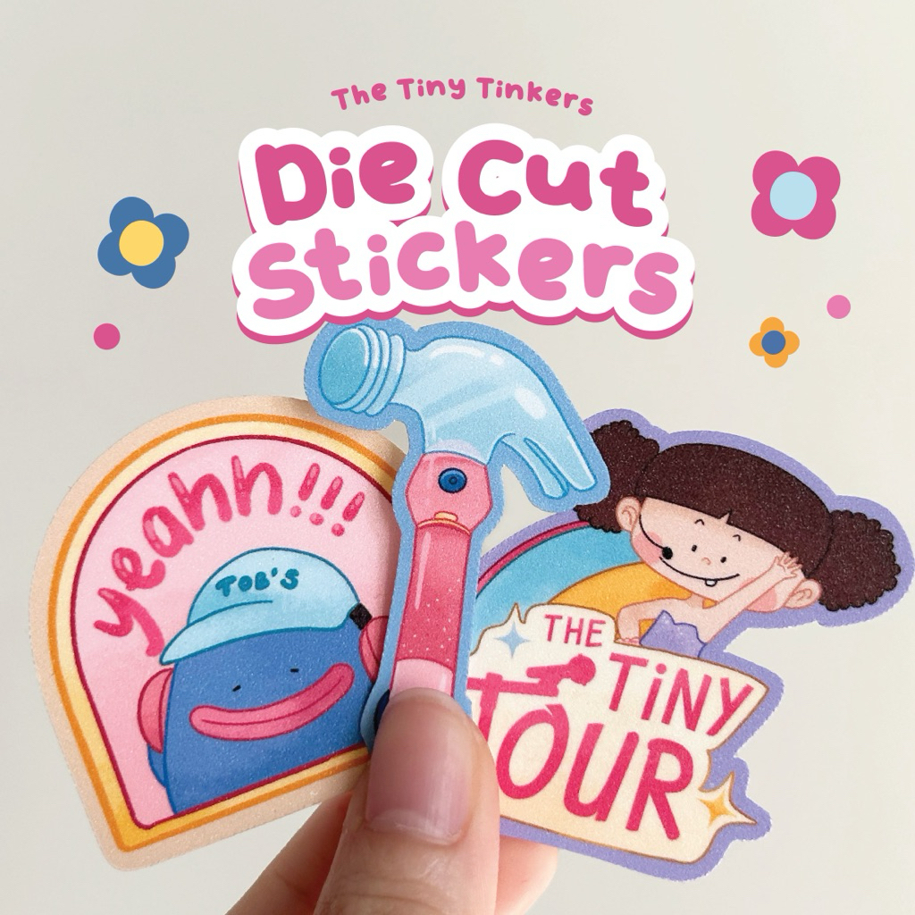 

Thetinytinkers - Tiny Tour Die Cut Stickers