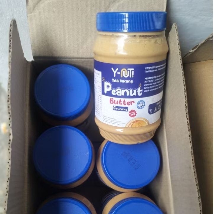 

Y-Nut Selai Kacang Peanut Butter Y-Nut Crunchy 1KG