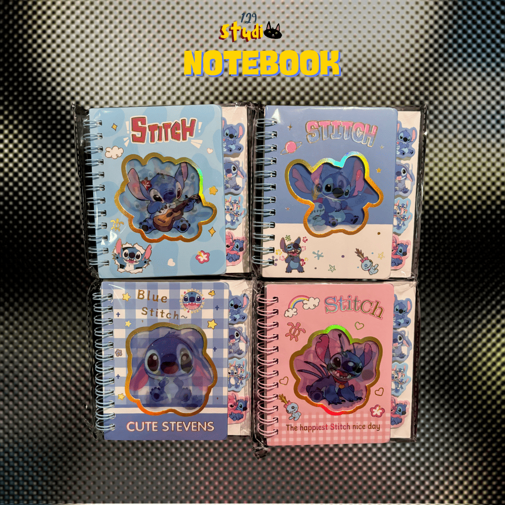 

Notebook Mini / Buku Kecil Lucu Karakter Stitch - 129 Studio