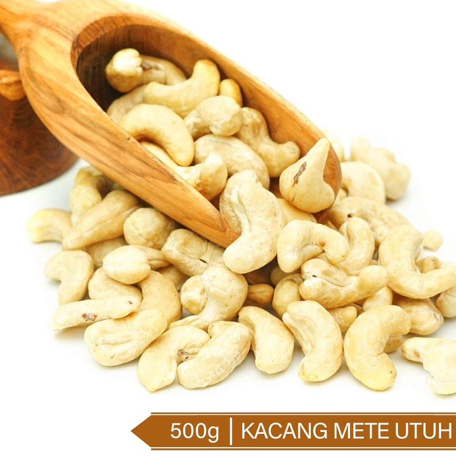 

Cashew Nut / Kacang Mete Utuh Jumbo Premium 500-800g