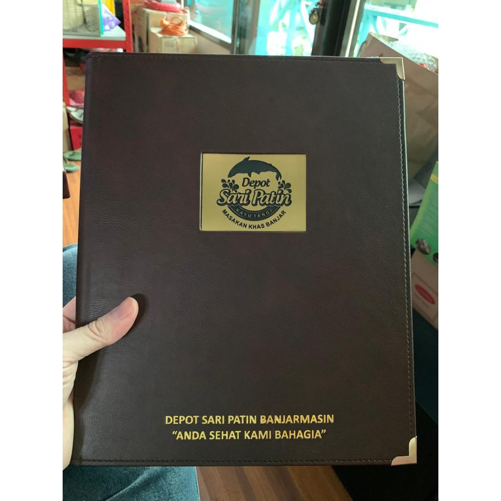 

COVER BUKU MENU logo digrafir(grafo) ukuran A4 dibaut/Ring