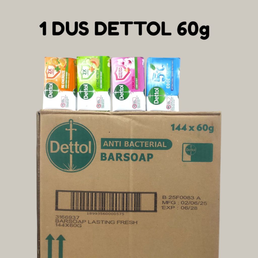 ANEKA SABUN mandi jual per DUS, DETTOL