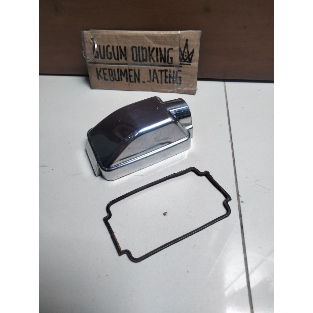 Cover batok sein reting riting RX King Cobra master Chrome Original copotan