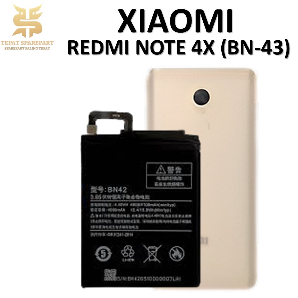 BATERAI XIAOMI BN-43 XIAOMI REDMI NOTE 4X   Batre Batrai Baterai ORIGINAL 100%