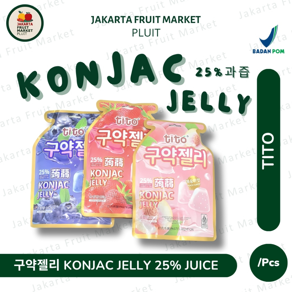 

구약젤리 KONJAC JELLY 25% 과즙 JUS BUAH ORIGINAL KOREA