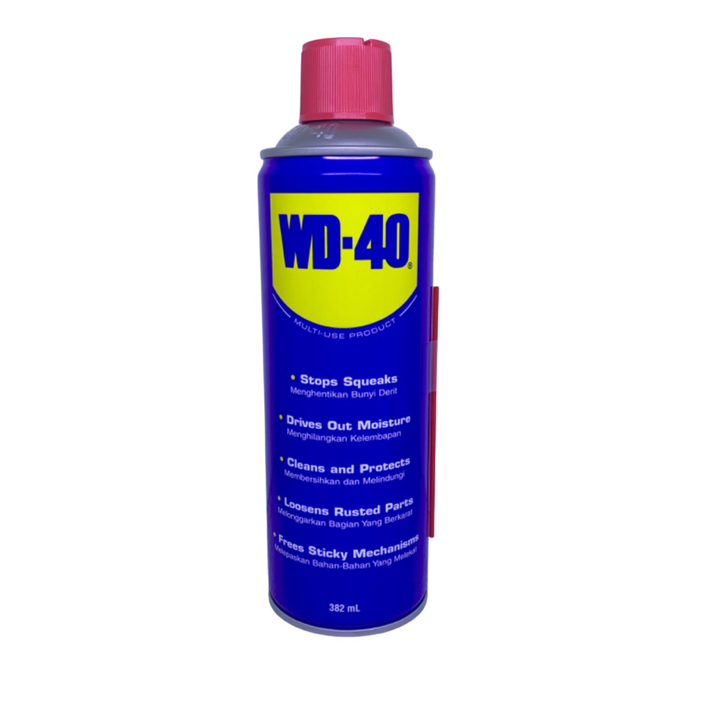 WD 40 original pelumas anti karat penghilang karat 382 ml baru WD40