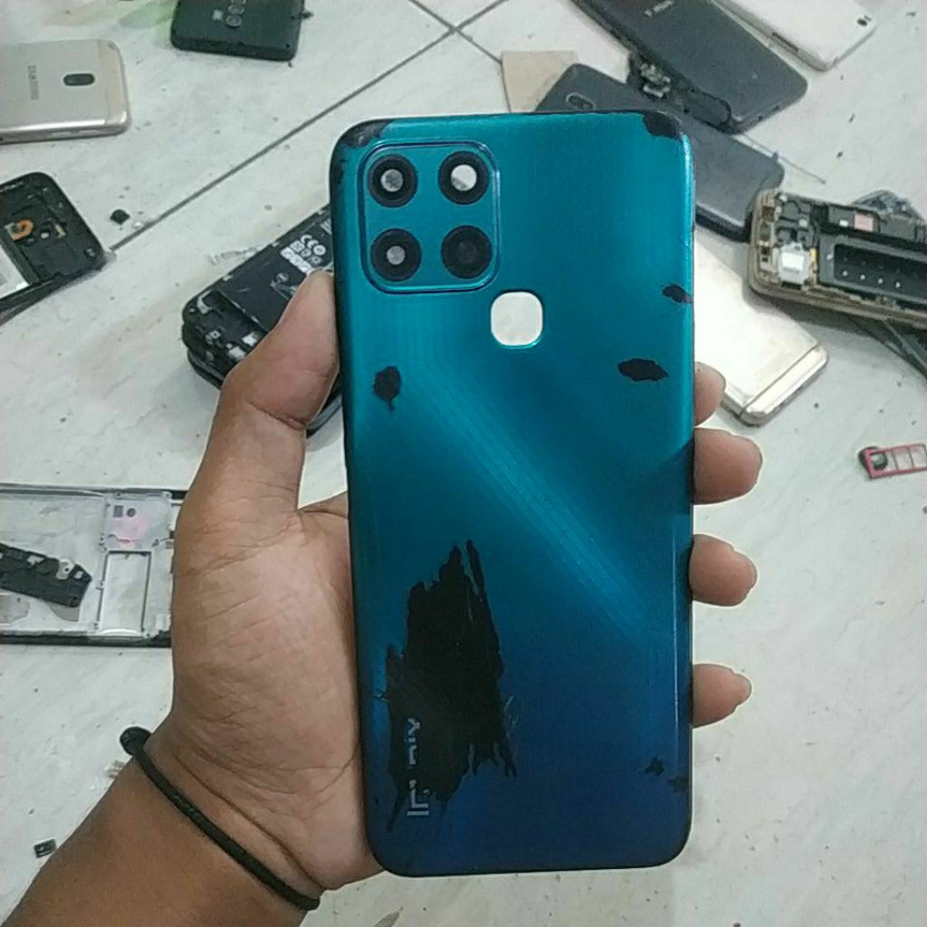 backdoor bekas infinix smart 6 hd fisik sesuai gambar