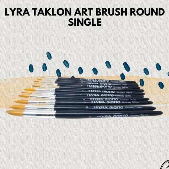 

Lyra Taklon Art brush Round Single - 1
