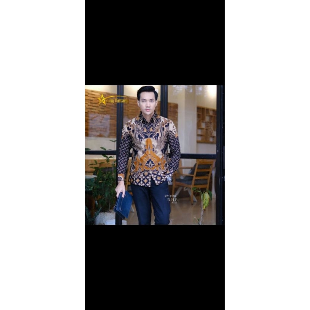 PAKET HEMAT KEMEJA BATIK PRIA LENGAN PANJANG 3PCS
