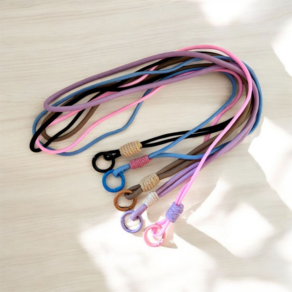 

Winsstyle Tali Panjang Lanyard Paracord ID CARD Name Tag Strap HP Cewe Cowo Motif Polos Simple WINSB155