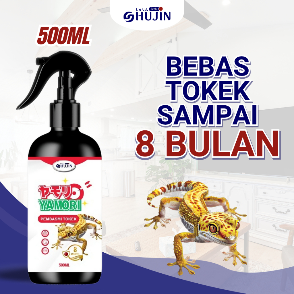 Pengusir Tokek SHUJIN YAMORI Pembasmi Tokek Ampuh Solusi Rumah Bebas Tokek Cairan Pembasmi Tokek