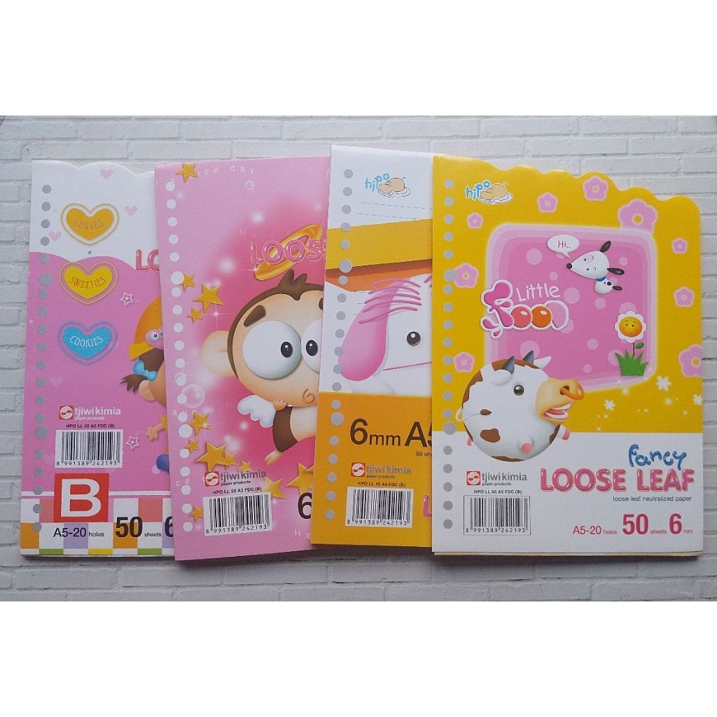 

ISI BINDER A5 HIPPO / 20 LUBANG/ GARIS PINGGIR BENTUK