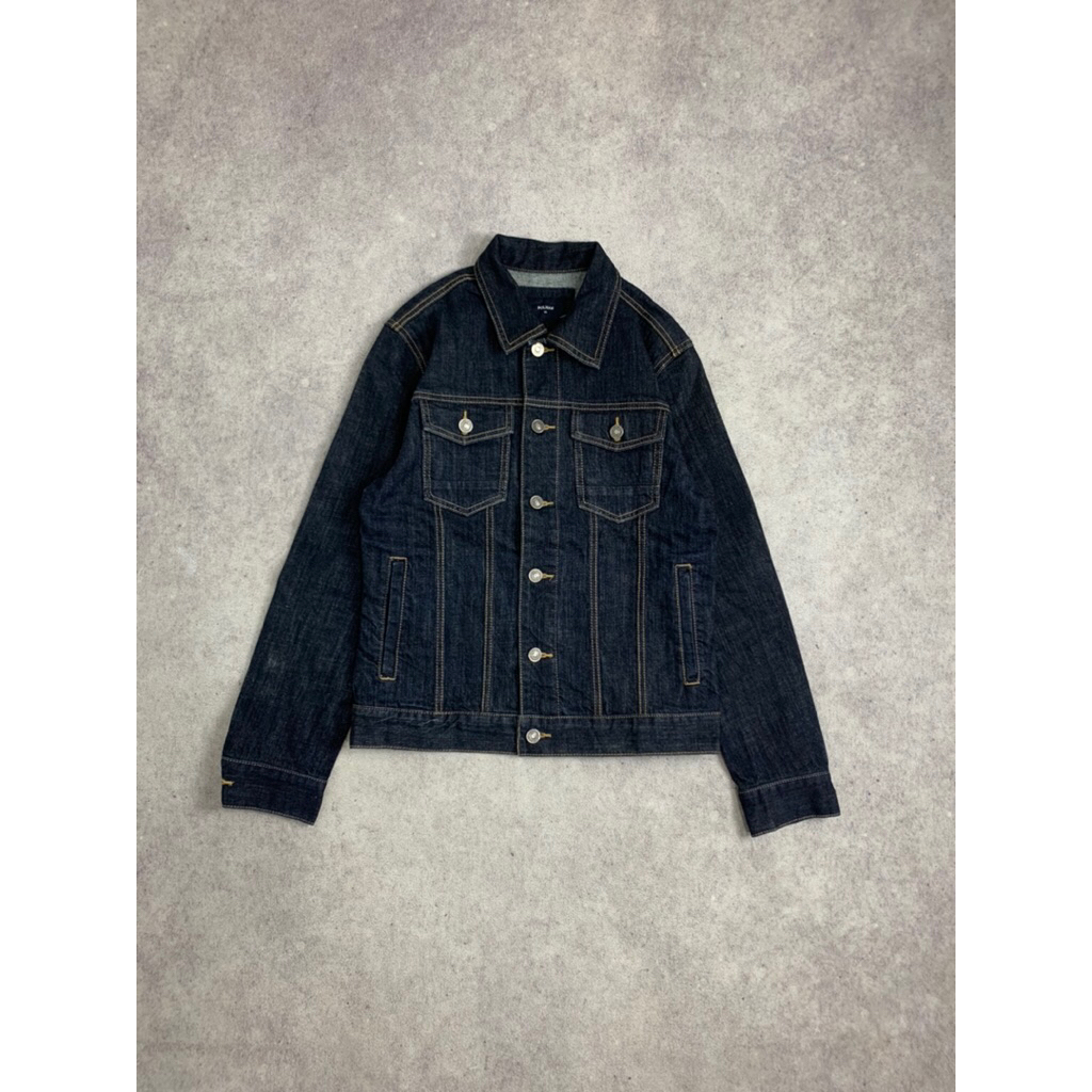 polham denim jacket jaket trucker jeans
