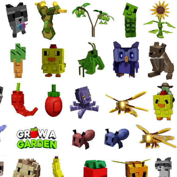 

STICKER Set Isi 30pcs GROW A GARDEN ROBLOX STIKER TEMPELAN STIKER GAME VIRAL