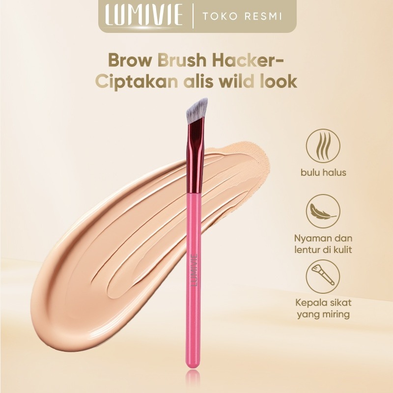 LUMIVIE Kuas Alis Kuas Makeup Mata Kuas Makeup Mata Kuas Makeup Multifungsi