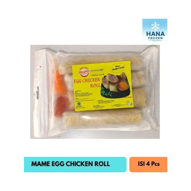 

MAME EGG CHICKEN ROLL ISI 4 PCS, 380 GRAM