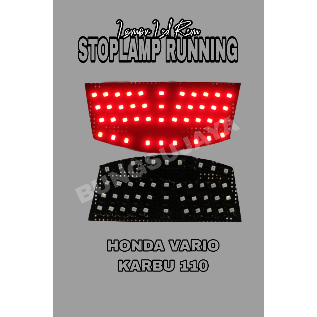 Stop Lamp Running Honda Vario Karbu 110 Lampu rem LED Running vario 110 karbu pnp siap pasang