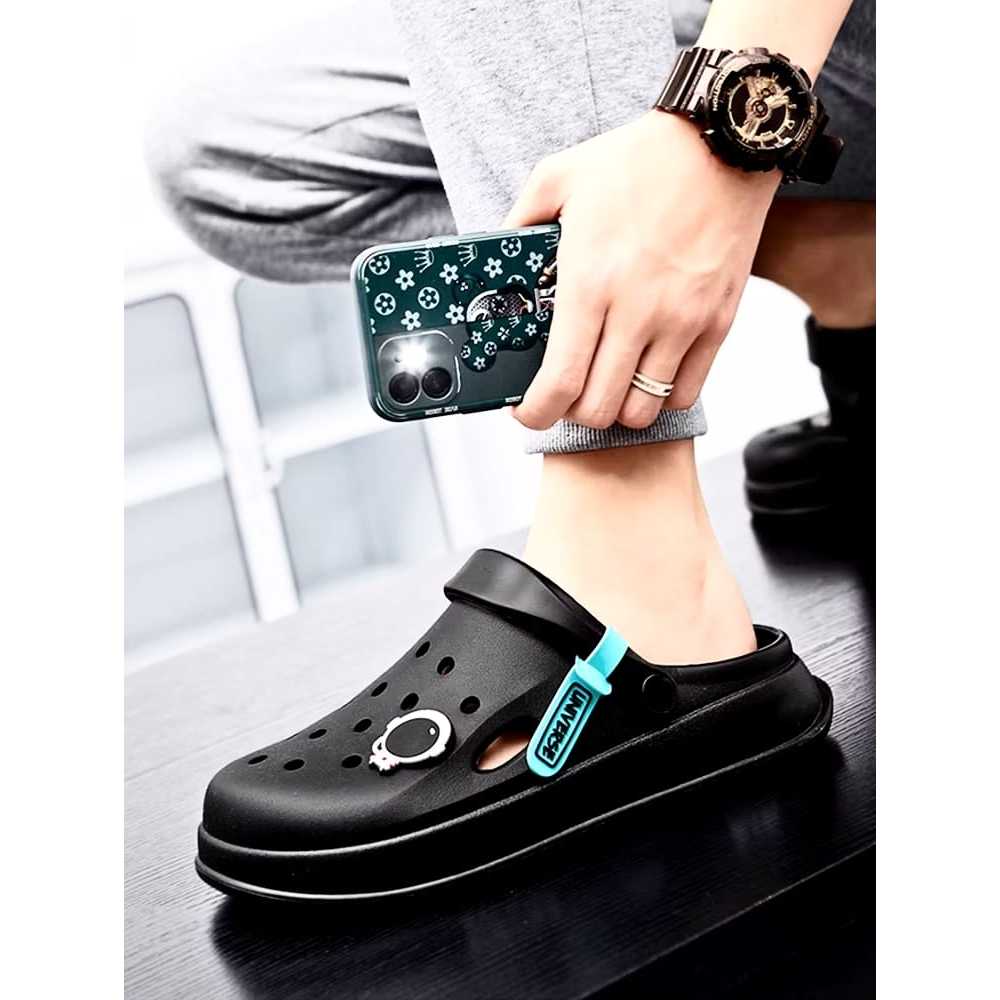 KOMIN-Sandal Kodok Pria Sendal Kodok Nyaman Sandal Selop Baim Pria Casual Sepatu Eva Cowok Stylish T