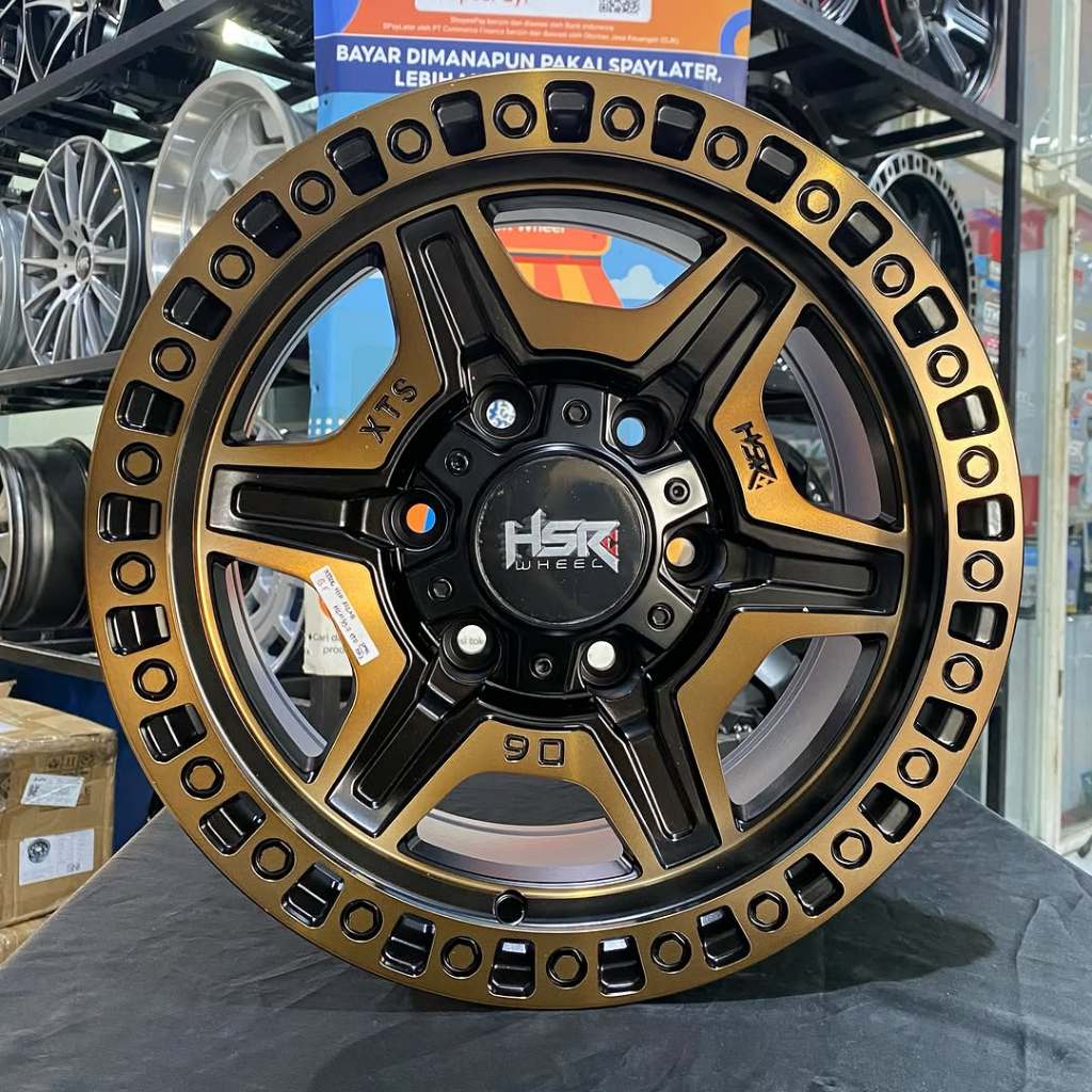 Rekomendasi Velg HSR Ring 15 Lubang 6 Untuk Mobil Panther, Triton, Hardtop XTS06 R15 Lebar 8
