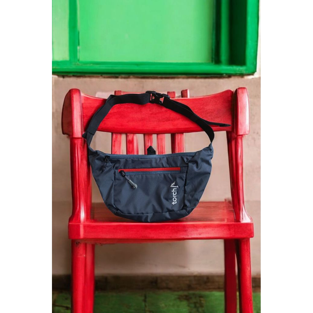 Tas Torch Pinggang Koriyama Grey