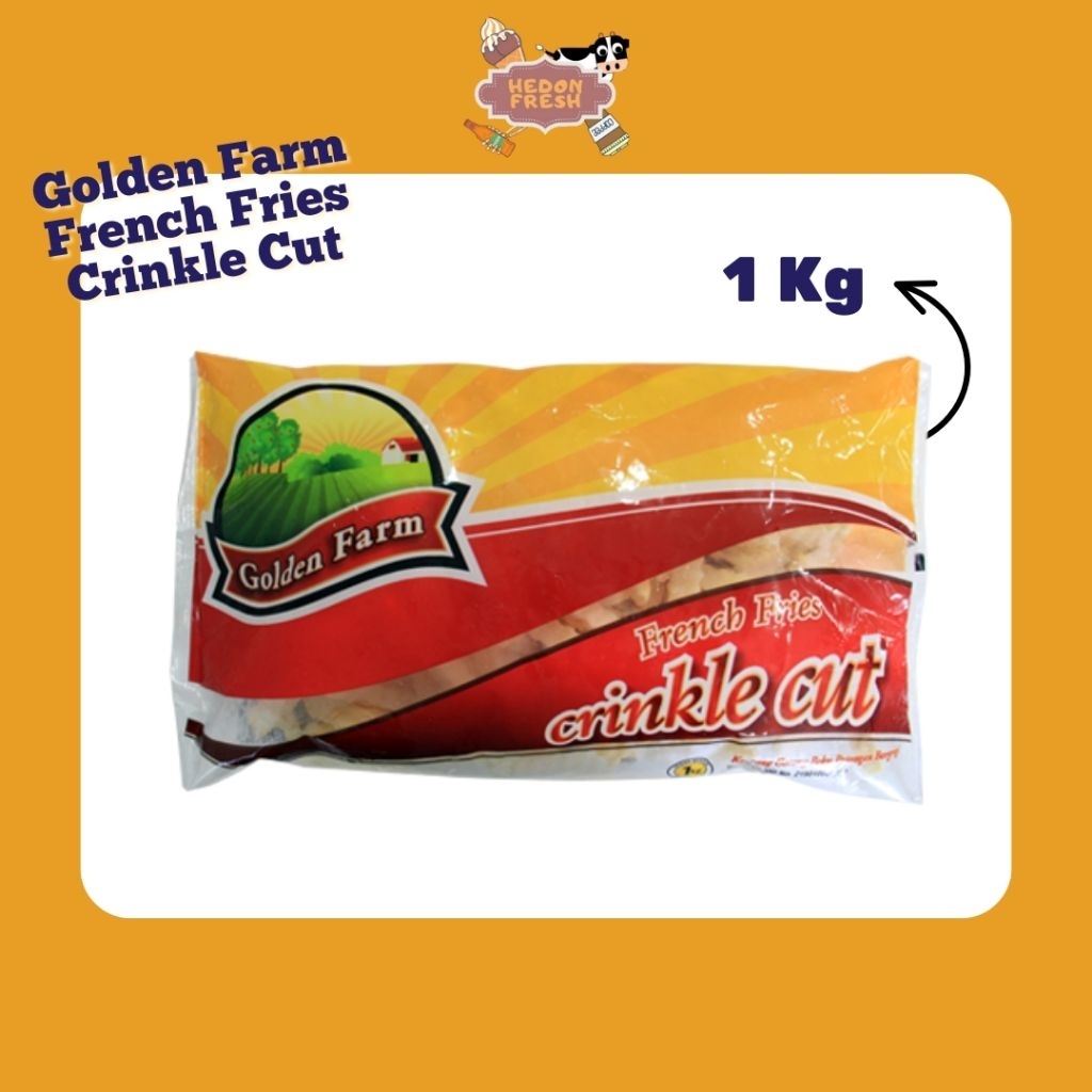 

Golden Farm French Fries 1 Kg Kentang Goreng Crinkle Cut Termurah - GoldenFarm