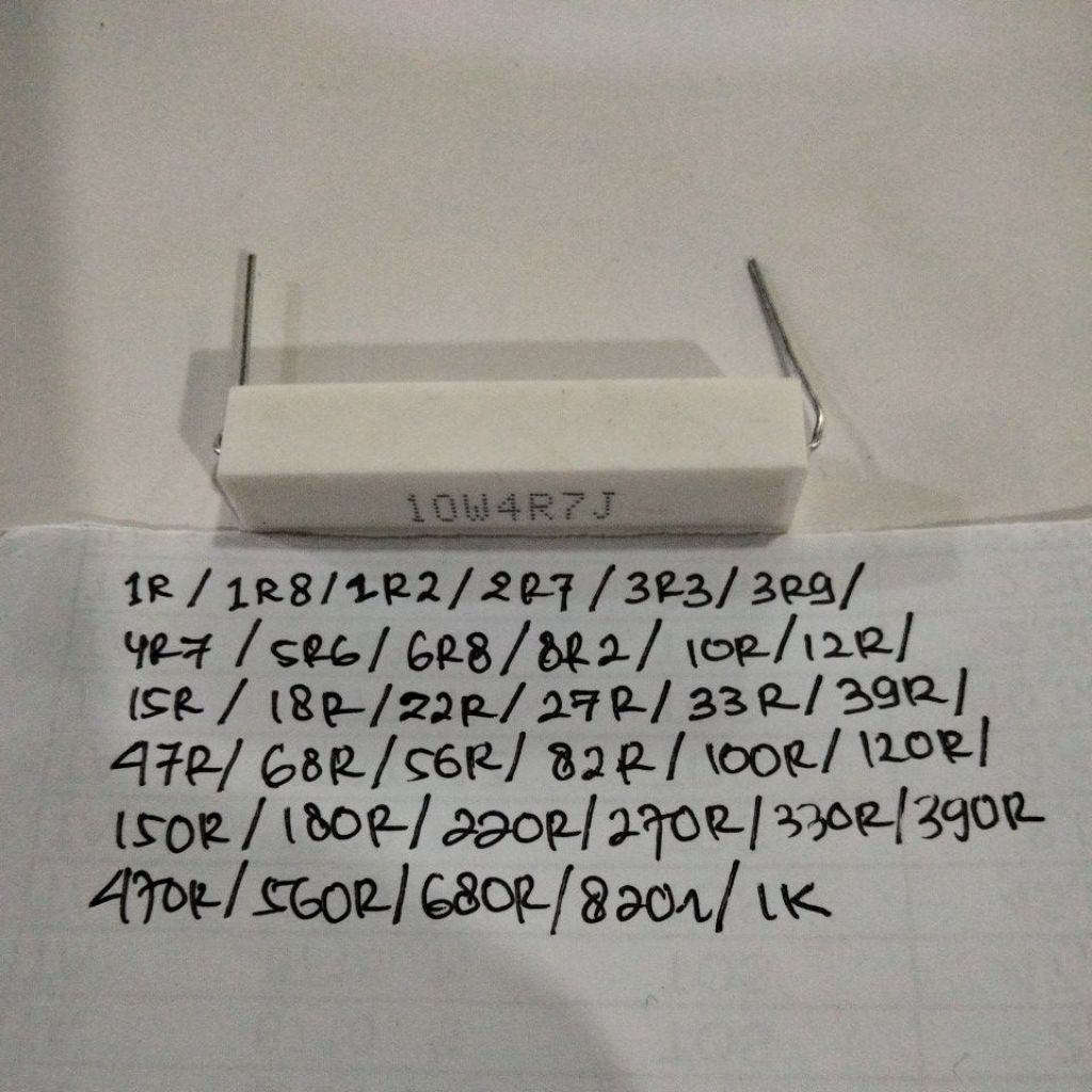 Resistor Kapur 10watt