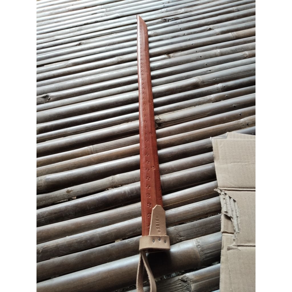 sarung pedang kulit sapi panjang 70cm