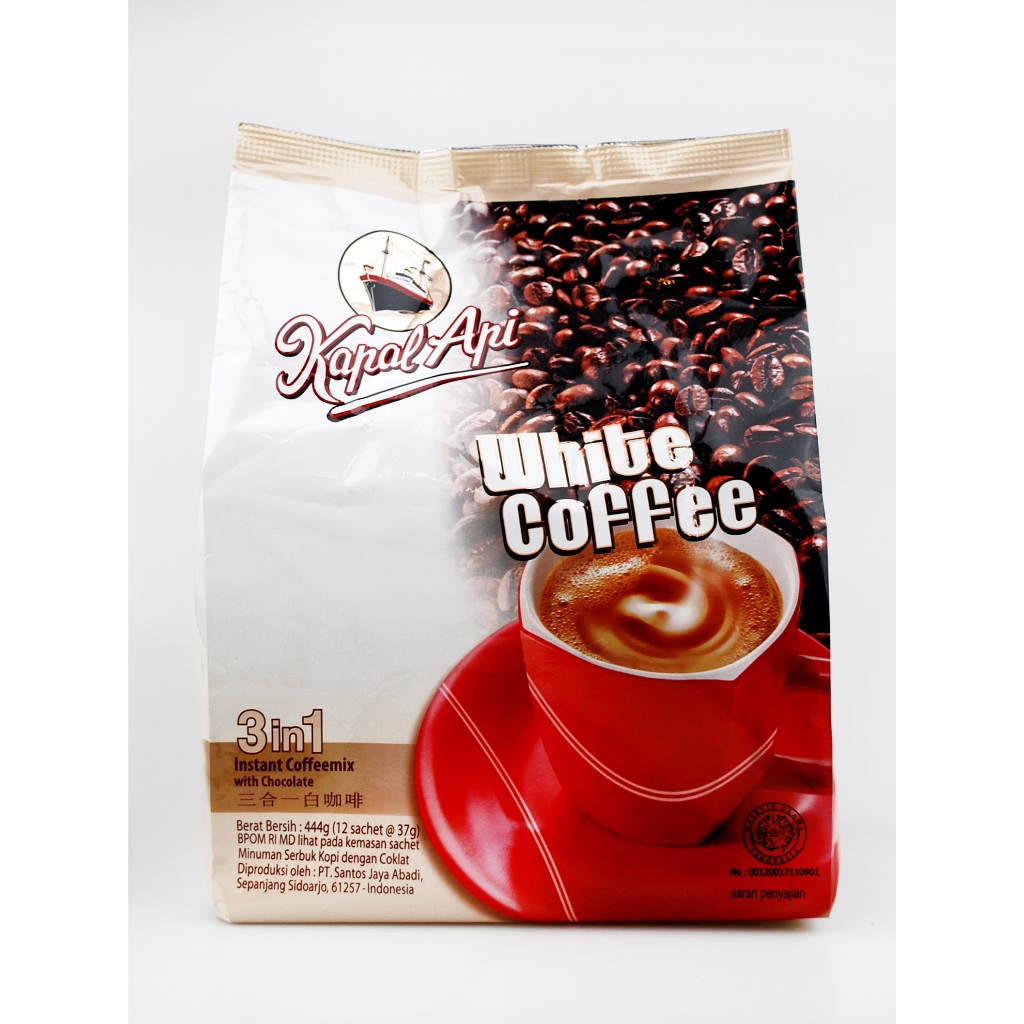 

[oddsolshop] pekanbaru/Kapal Api White Coffee 3in1 12 PCS 27GR