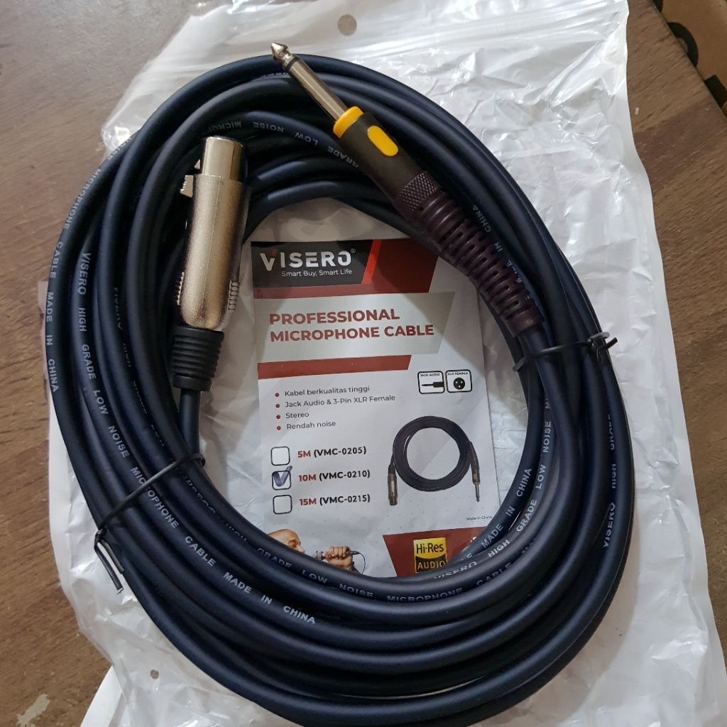 Kable Microphone / Cable Mic / Kabel Mic Visero10M (VMC-0210)