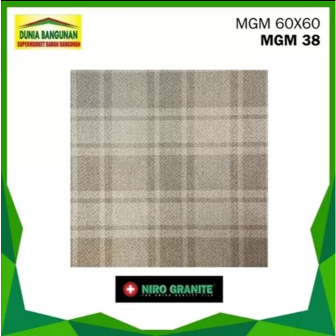 Granit 60x60 Lantai MGM 38 Niro Granite KW 1 Granit Lantai Matt/Keset Abu